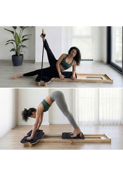 Kochler Yeni Nesil Katlanabilir Profesyonel Pilates Reformer Aleti - Az Yer Kaplayan, Kompakt Egzersiz Aleti