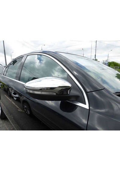 Vw Volkswagen Jetta 6 Sedan Uyumlu Ayna Kapağı 2 Parça 2011 Ve Sonrası Paslanmaz Krom