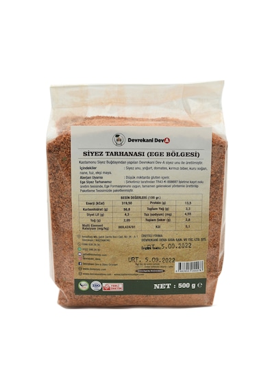 Devrekani Deva Çocuk Siyez Tarhanası (Ege Yöresi) Yöresel Katkısız 500 G
