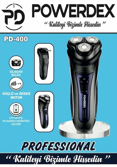 Powerdex PD-400 Silindir Başlıklı Tıraş Makinesi