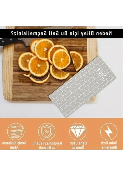 Bıçak Bileme Taşı Seti, 5 Adet, Uzun Ömürlü Malzeme