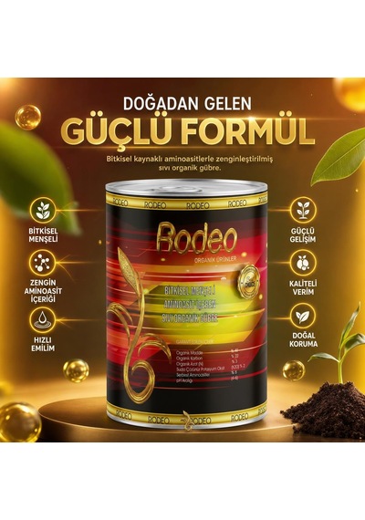 Rodeo Bitkisel Sıvı Amino Asit İçerikli Gübre 5 Litre 5 L