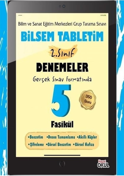 2.Sınıf Bilsem Tabletim  -  Denemeler  -  Elif Erdoğan  -  Hayat Okul