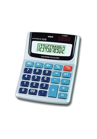 Jenerik Kd-8985b Hesap Makinası Çok Renkli
