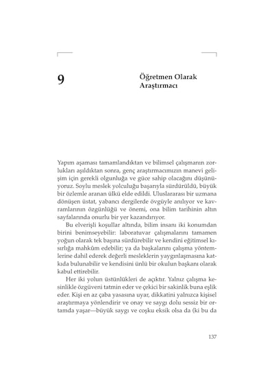 Genç Bir Araştırmacıya Öğütler