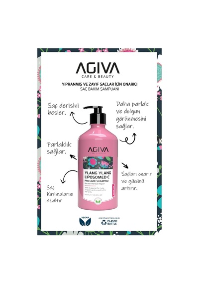 Ylang Ylang&lipozomed C Yıpranmış Ve Zayıf Saçlar İçin Onarıcı Şampuan 1000ml-vegan Tüm Saç Tipleri