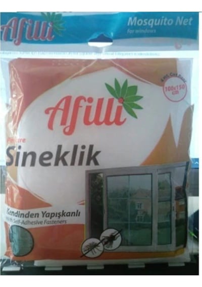 Cırt Bantlı Yapışkanlı 100cm X 150cm Kesilebilir Pencere Sinekliği Tül
