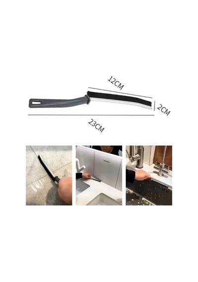 Derz Arası Banyo Mutfak Dar Alan İnce Temizlik Fırçası Diğer