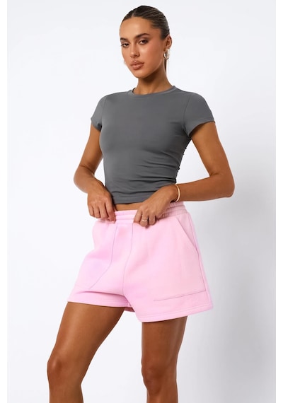 Madmext Pembe Basic Kadın Şort Mg2511 Pembe