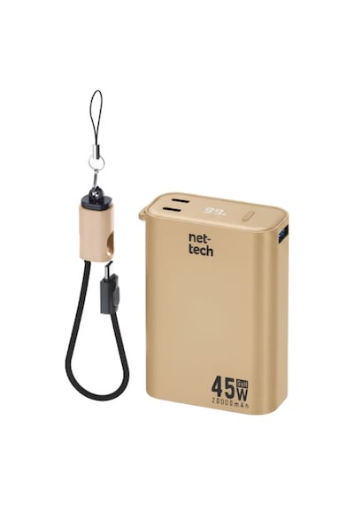 Nettech Nt-pw41 45w 20000 Mah Taşınabilir Powerbank - Gold