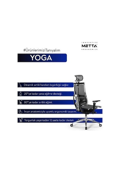 Yoga 4d Fileli Yönetici Çalışma Koltuğu Siyah Yoga 4d Fileli Yönetici Çalışma Koltuğu Siyah