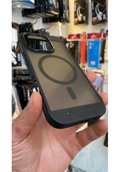 Apple iPhone Uyumlu  16 Pro Kamera Korumalı Mat Magsafe Wireless Şarj Destekli Renkli 45673