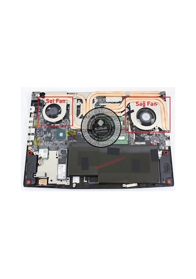 Msı Gf65 Thin 9sd-005xtr Notebook Gpu, İşlemci Fanı / Ver.2 Sol Msi