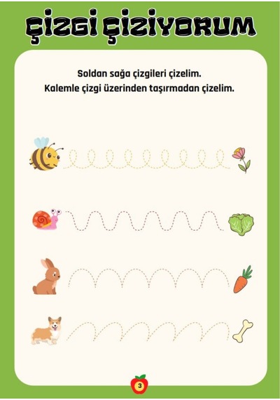 Çizgi Çiziyorum Yaz-sil Kitabı Okul Öncesi Ve Birinci Sınıflar İ