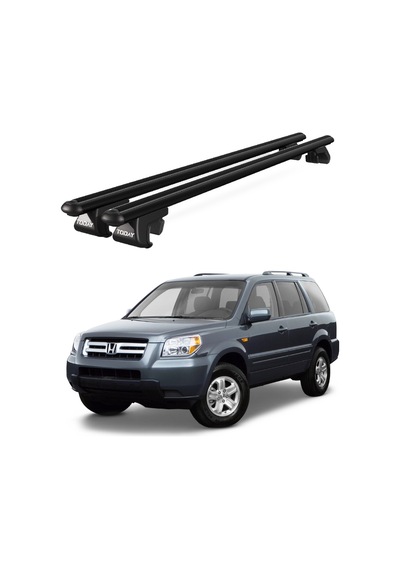 Venüs Honda Pilot 2003-2008 Uyumlu Siyah Ara Atkı Port Bagaj Tavan Barı
