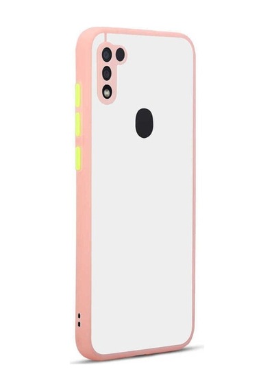 Galaxy A11 Kılıf Zore Hux Kapak Pembe