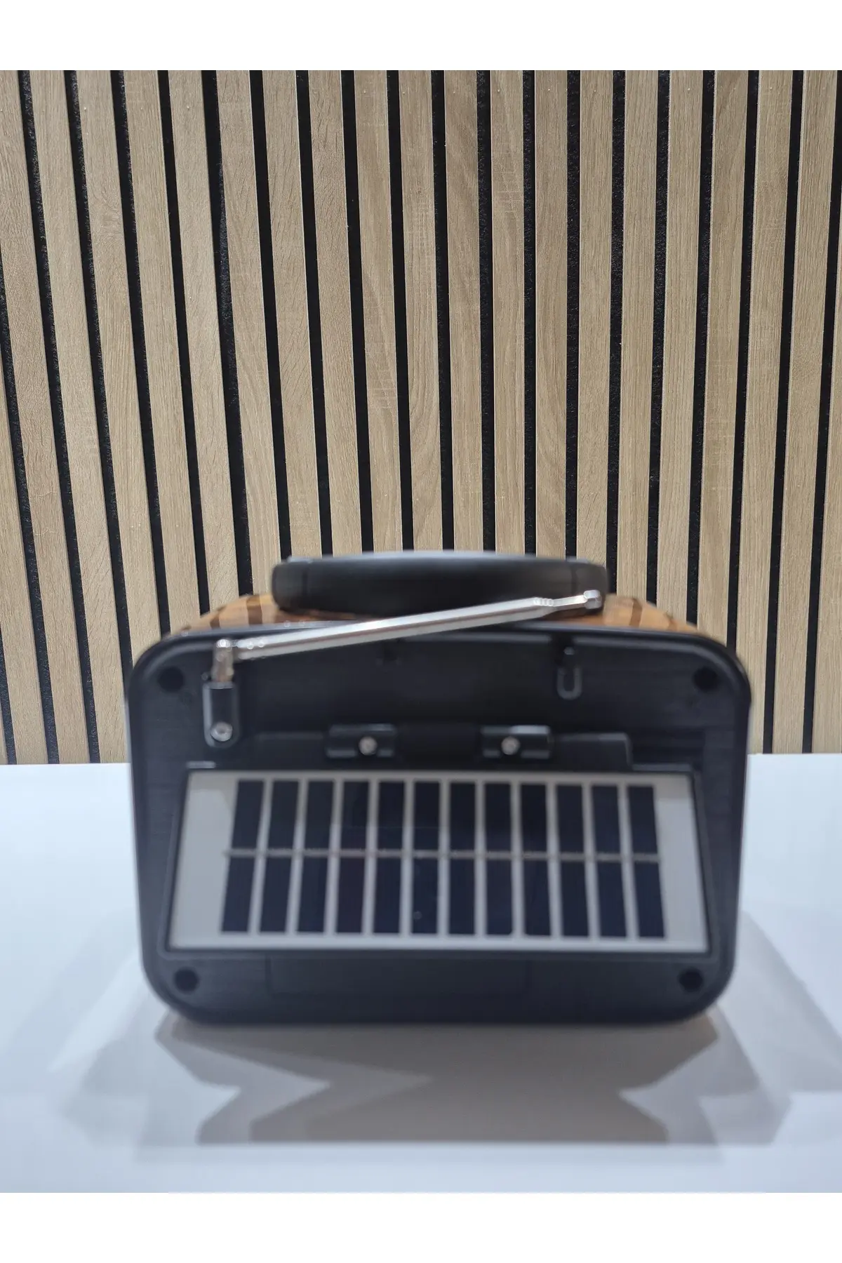 Rt-676 Solar Bluetooth Fm-usb-tf-aux Şarjlı Nostaljik Radyo