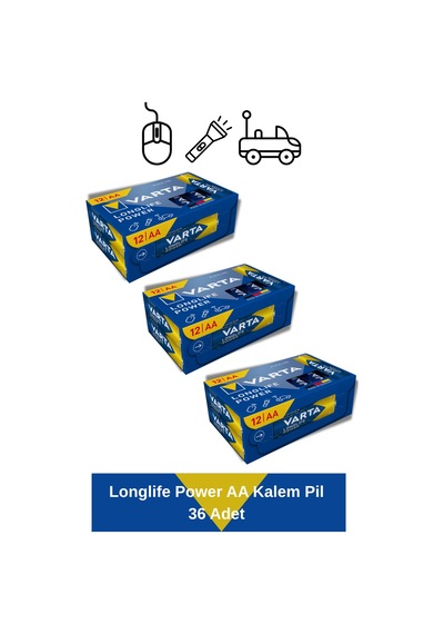 Longlife Power Aa Kalem Pil 36 Adet