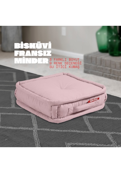 Xpermate Bisküvi Minder Petek Önü Fransız 45x45x14 Pembe