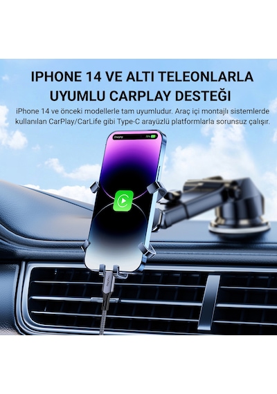 Veggieg 27w 3a Usb Type-c To Lightning iPhone Apple Uyumlu iPad  Hızlı Şarj Ve Data Kablosu 2 Metre