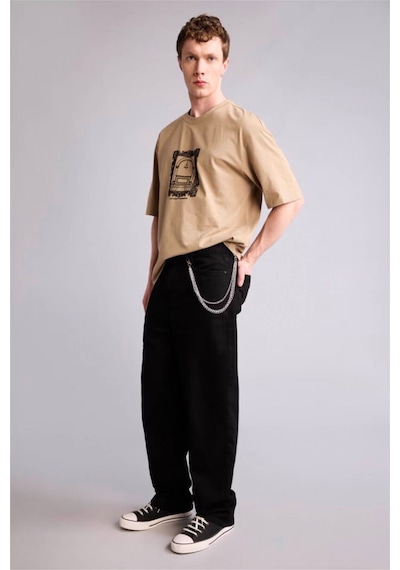 Defacto Baggy Fıt Pantolon G8469ax26smnm40 Siyah-nm40