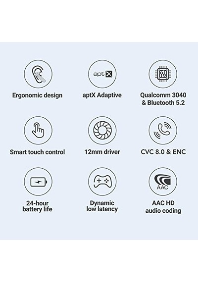 Moripods Bluetooth V5.2 Kablosuz Kulaklık Genel