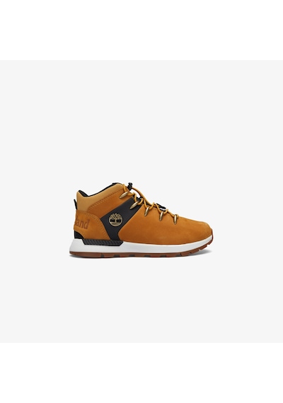 Timberland Sprint Trekker Mid Bungee Çocuk Kahverengi Outdoor Ayakkabı Düz Tb0a6bxdejs1