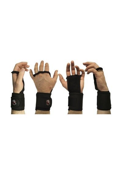 Dragondo 1752C Weightlifting Grip Ağırlık - Halter Eldiveni Siyah