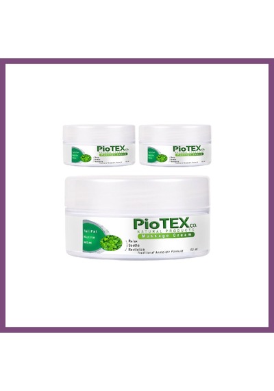 Twin Store Piotexco Masaj Kremi 3 Adet - Kuyruk Yağı, Isırgan Otu Ve Msm İçerikli Bzstwın