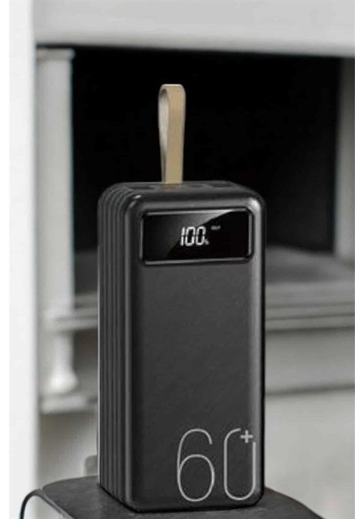 Powerbank 60.000 Mah 4 Portlu Uzun Şarj Süreli Dijital Göstergeli - Lisinya