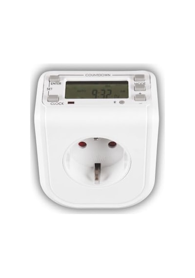 Cata Ct-9182 Zaman Ayarlı Dijital Priz, Lcd Ekranlı Haftalık Programlanabilir Akıllı Fiş, Enerji Tasarruflu Otomatik Zamanlayıcı Priz