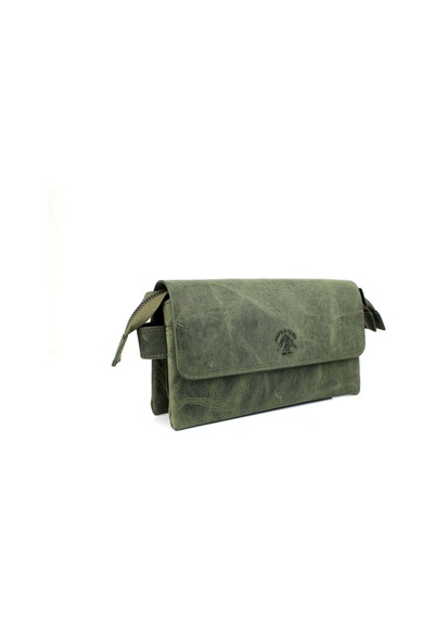 Alphaclub Bag Erkek Haki Renk Hakiki Deri El Ve Portföy Çantası