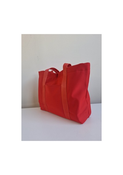 Tuttobene Trendy Red Tote Omuz Çantası Tb023 Kırmızı