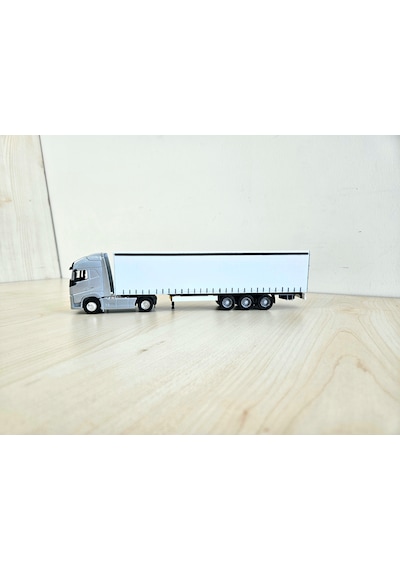 1/64 Ölçek Gri Volvo Fh4 Tır Maketi 25 Cm Boy