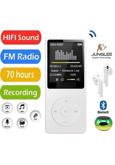 8gb Dahili Hafızalı Bluetoothlu Mp3-mp4 Çalar Ses Kayıt Fm Radio