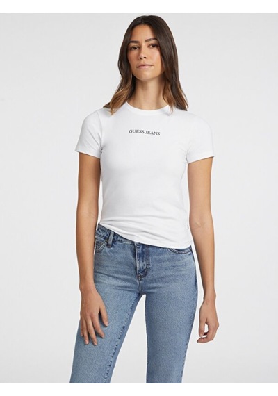 Guess Kadın Tişört-w4yı01j1314 Beyaz