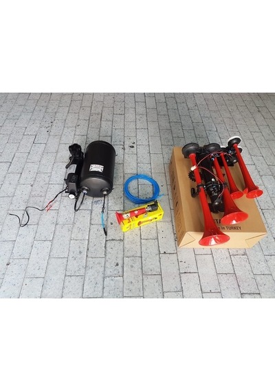 Dadan Yankılı Ve Islık Otomatik Sistem Havalı Korna Seti