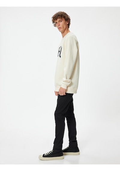 Koton Super Skinny Fit Kot Pantolon - Justin Jean Siyah 5wam40101nd Siyah