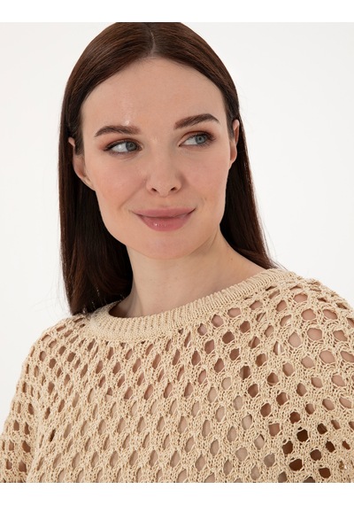 Pierre Cardin Kadın Bej Kazak /triko 50301176-vr011 Bej