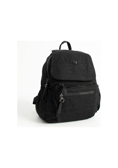 571 Collections Yumuşak Dokulu Ultra Hafif, Esnek Ve Su Geçirmez Polyamid Kumaş Sırt Çantası Siyah Model: 571-13-14b Siyah