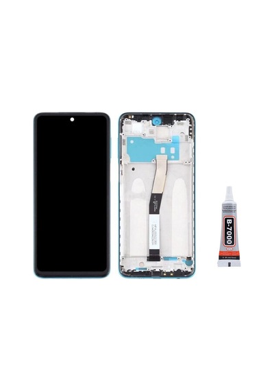 Xiaomi Redmi Note 9 Pro Çıtalı Yeşil Ekran Lcd Dokunmatik B7000 15ml Yapıştırıcı İle Beraber Yc