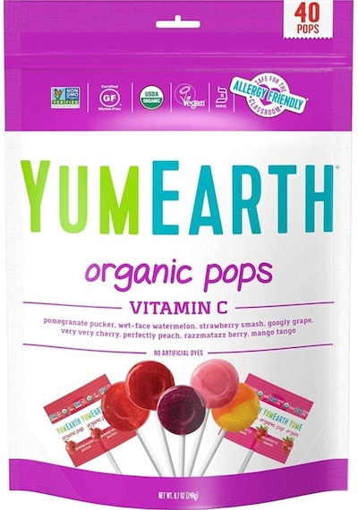 Yume Yumearth Vitamin C Lollipop 40 Allergy Friendly Non