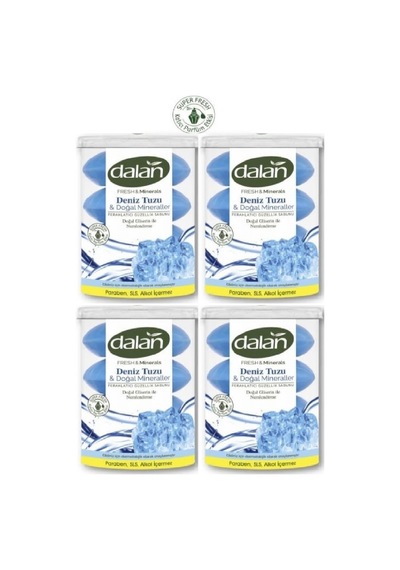 Dalan Fresh Minerals Duş Sabunu 16 Adet Deniz Tuzu 440 Gr x 4 Pak