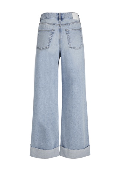 Jack & Jones Kadın Wide Leg Jean - Tokyo - 12269083 Light Blue Denim
