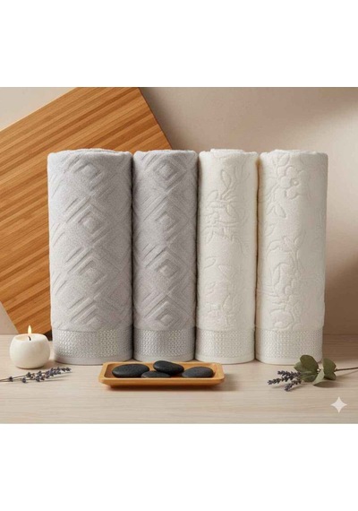 Pastoral Krem-gri Best Set Hamam Takımı