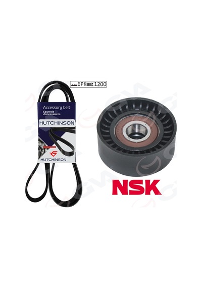 Alternatör V-kayış + Gergi Seti Logan 2004-2012 1.5 Dci 50kw-68hp Gva 59a1111 7701476476-117203694r-1172000qa2