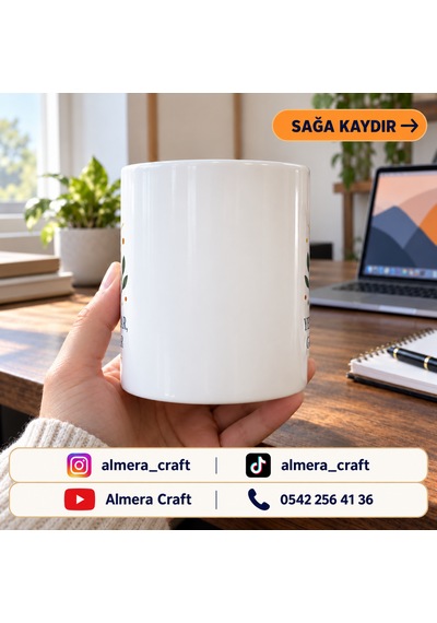 Kişiye Özel Motivasyon Kupası Yeni İş Ve Mezuniyet Hediyesi Beyaz - Beyaz