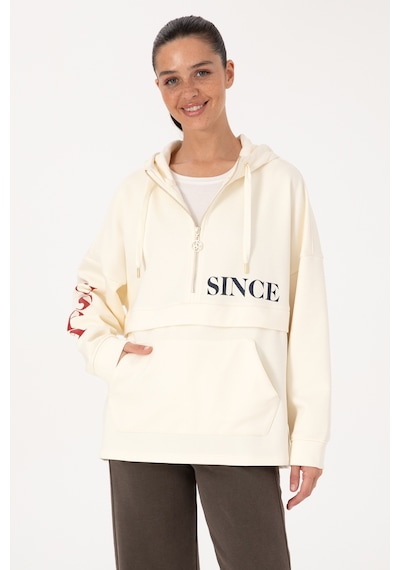 U.s. Polo Assn. Kadın Sweatshirt 50309055-vr256 İnci