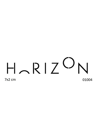 Airbrush Tattoo Horizon Ufuk Yapışkanlı Stencil Süsleme Ve Boyama Kalıbı