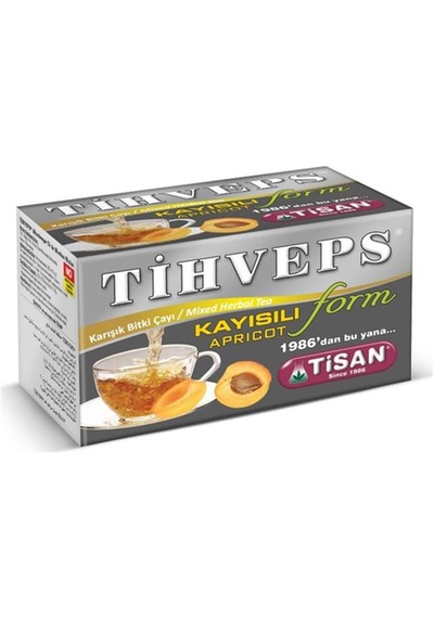 Tisan Tihveps Süzen Poşet Kayısı Çayı 20'li